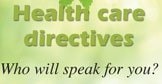 Learn more about health care directives