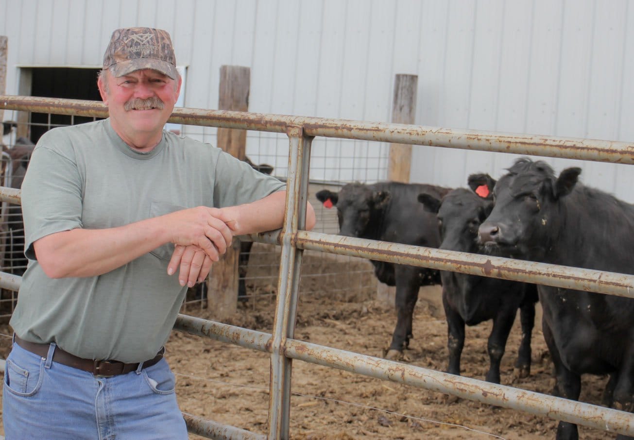 Jim.stroke patient with cows