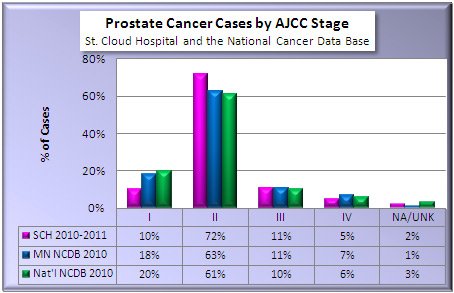 Quality Graph Prostate Cancer Cases by Stage