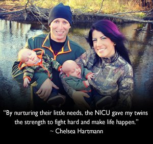 Twin Xandan and Xane spent 45 days in the NICU.