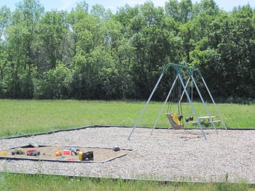 Swing Set on playground