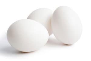 Yes, egg whites contain a good amount of protein and vitamin B. 