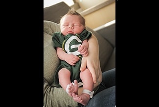 Packers fan baby boy Hugo Danford born to Shenell Danford on Oct. 10. By providing comfort, safety and all the medical needs for both high and low-risk pregnancies, the Family Birthing Center at St. Cloud Hospital takes pride in being designed with patient and family-centered care in mind.