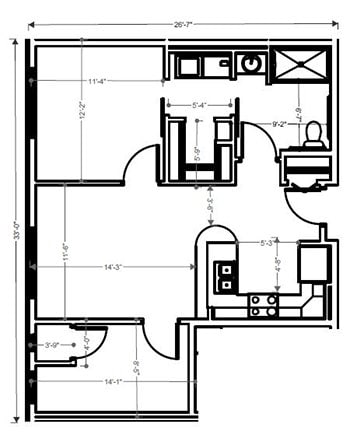 B North Floorplan