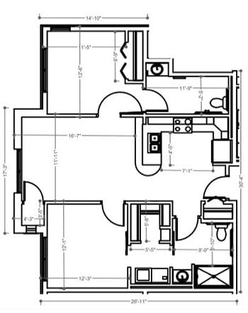 C North Floorplan