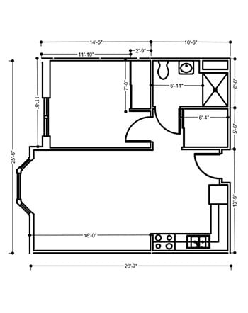 C South Floorplan