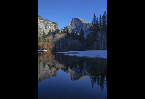 Half Dome at Yosemite National Park. As featured on the Coborn Cancer Center Christmas card a few years ago.